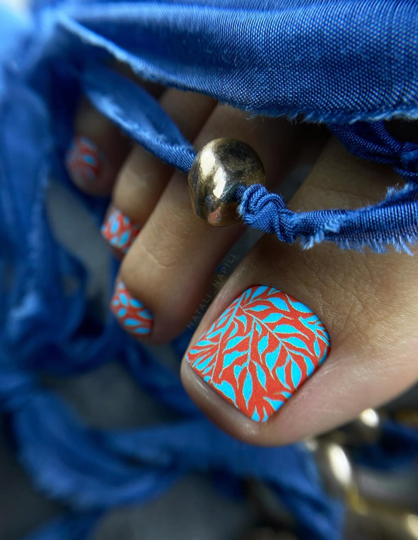 Kolorowy etniczny wybuch na paznokciach!