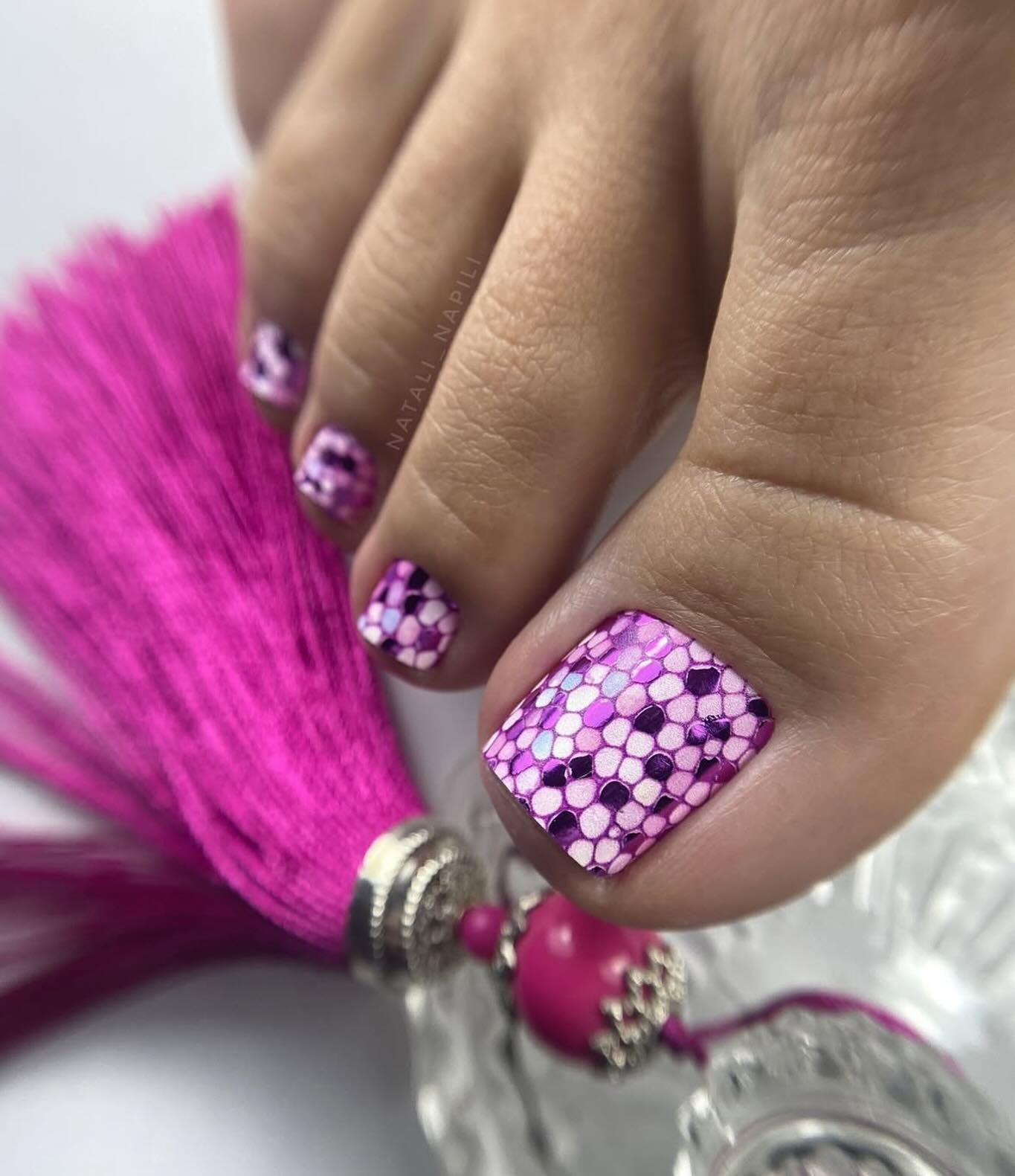 Fantastyczne pikselowe mozaiki na paznokciach!