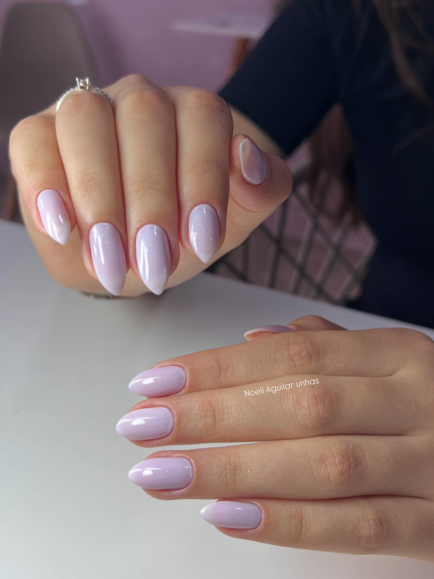 Lawendowa delikatność na końcówkach!